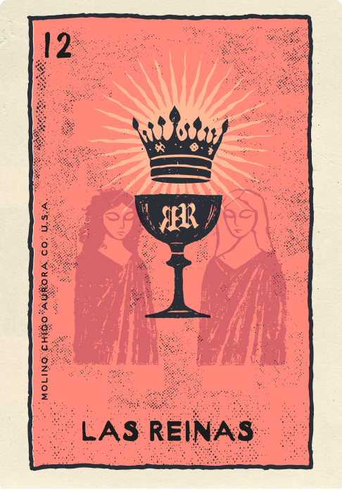 Las Reinas card